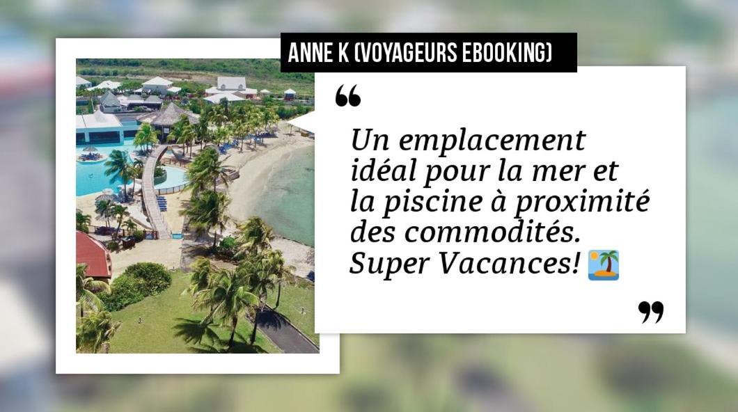 Romantique Et Bel Appartement En Bord De La Mer, Piscine Surveillee Et Belle Plage A 50M Saint-Francois  Exterior photo