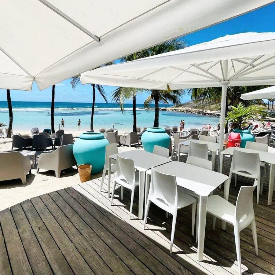 Romantique Et Bel Appartement En Bord De La Mer, Piscine Surveillee Et Belle Plage A 50M Saint-Francois  Exterior photo